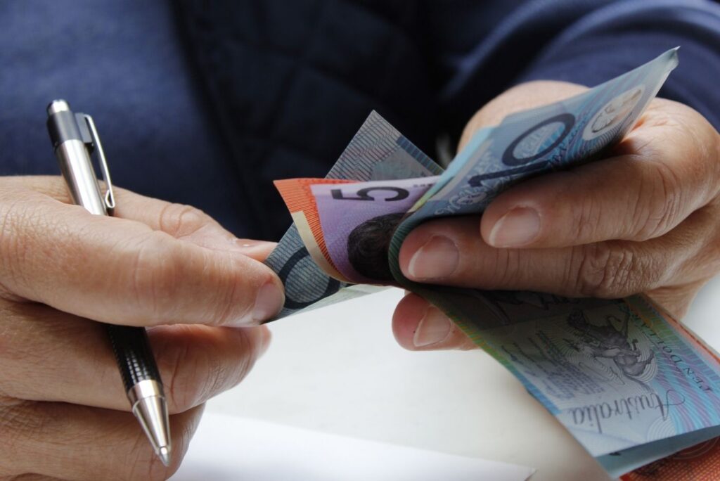 Counting australian money